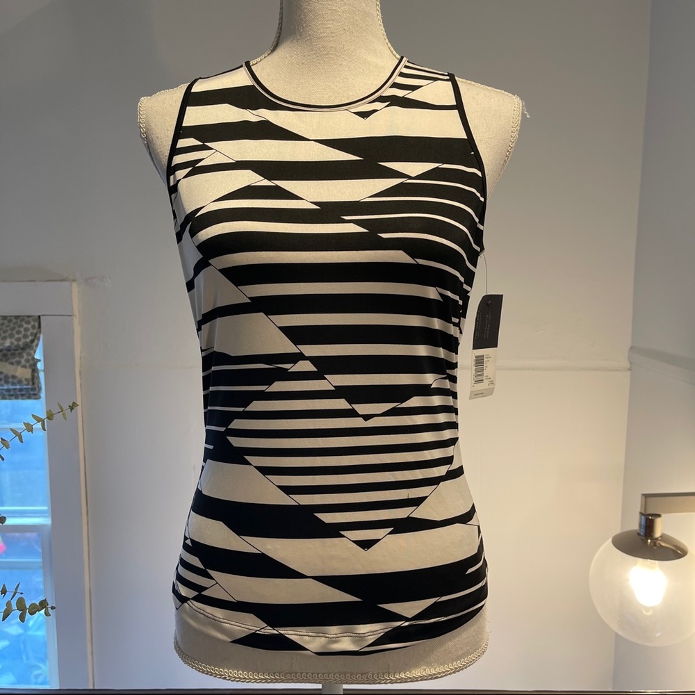 Kenneth Cole Graphic Tank Blouse
